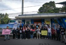 Aksi Solidaritas Organisasi Masyarakat Sipil Peduli Demokrasi Dukung Tempo