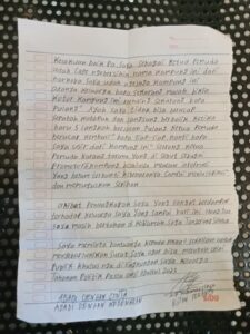 Lewat Surat dari Tahanan, Kordum FSOE Ungkap Stigma dan Tekanan terhadap Keluarga 1 IMG 20260610 WA0009